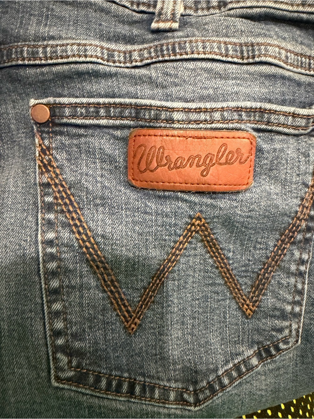 Wrangler Blue Bootcut Jeans